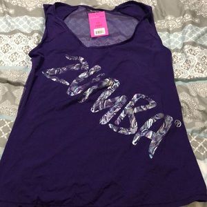 Zumba tank (fishnet back) XL